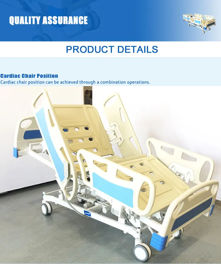 Tryker Hospital Electric Adjustable Beds With Position Cardiac Chair