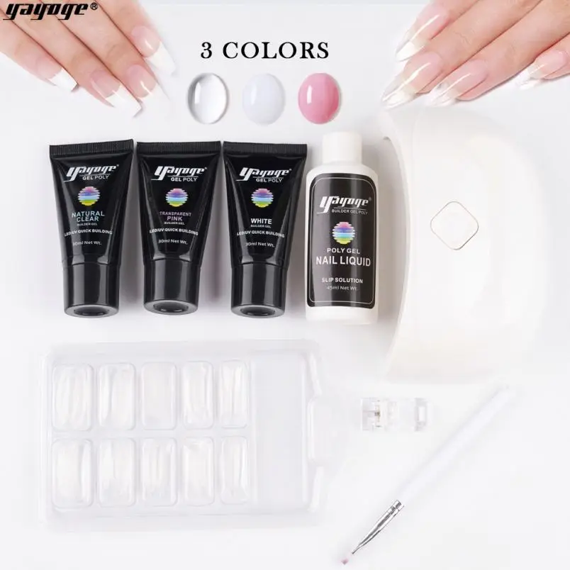 

With 18W Lamp Extension Clip Professional Uv Gel Nails Nail Kit Lamp