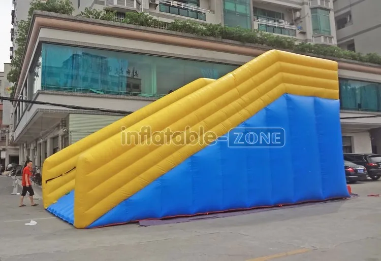 Yellow And Blue Inflatable Zorb Ball Ramp For Sale,Inflatable Zorb Ball ...