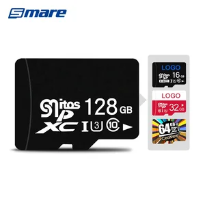 Smare Neutral 128GB Class 10 U3 Blank EOM TF Card Custom Logo Full Capacity 128GB Micro Memory SD Card
