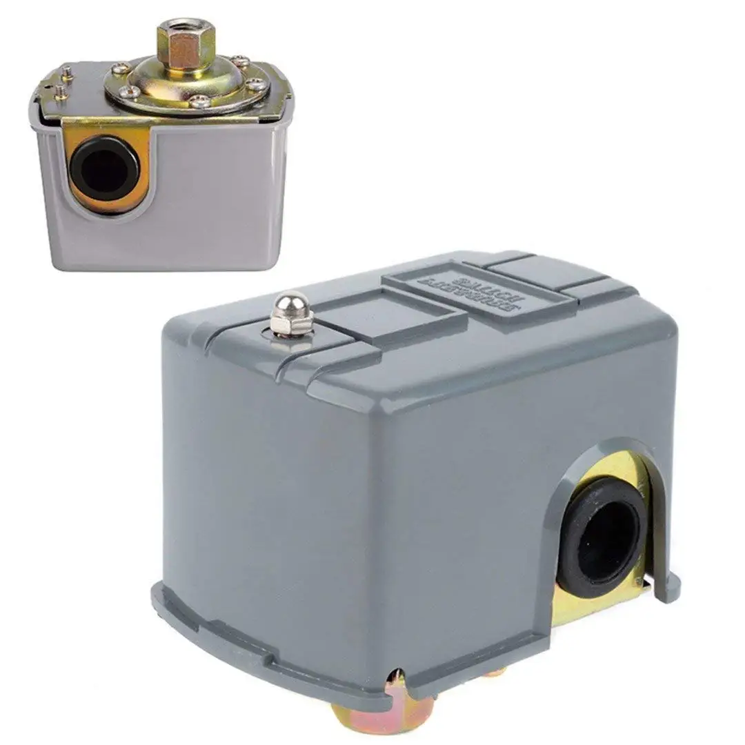 ERTIANANG Water Pump Pressure Control Switch 40-60psi Adjustable Double Spring Pole Switches For 1/4" NPT