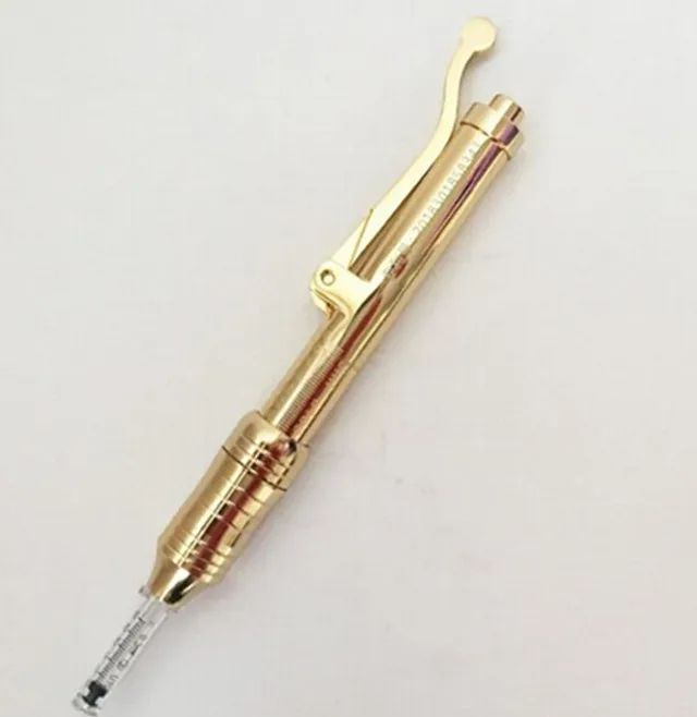 

Hotest Gold Hyaluronic Injection Pen Atomizer Wrinkle Removal Water Syringe Needle Free Injection, Black;gold;red;pink