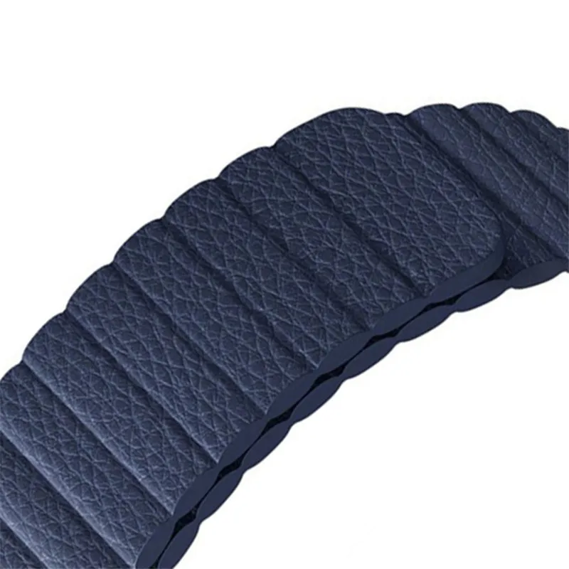 

Best Selling Strong Magnetic Closure Leather Loop Strap Band for Apple Watch, For Apple Watch Leather Loop Band Series 1 2 3 4, 10 colors available