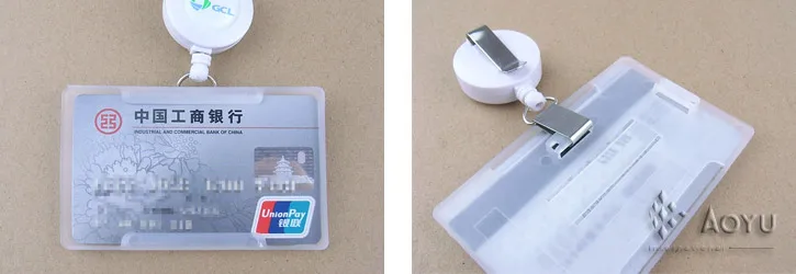 name card holder Badge Holder & Accessories color translucence 