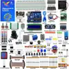 Adeept Ultimate Starter Kit for Arduino UNO R3, LCD1602, Servo Motor, Relay, Processing and C Code, with 140 Pages Guidebook.