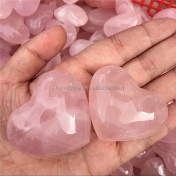 heart shaped rose quartz pendant