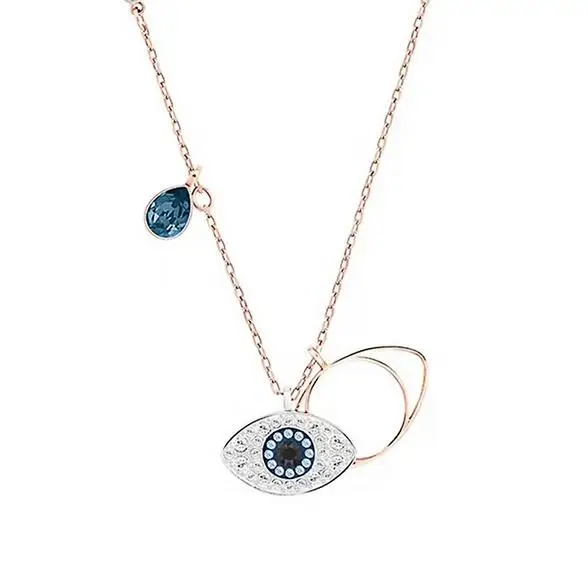 

Hot sell crystal eye 925 sterling silver necklace, Picture