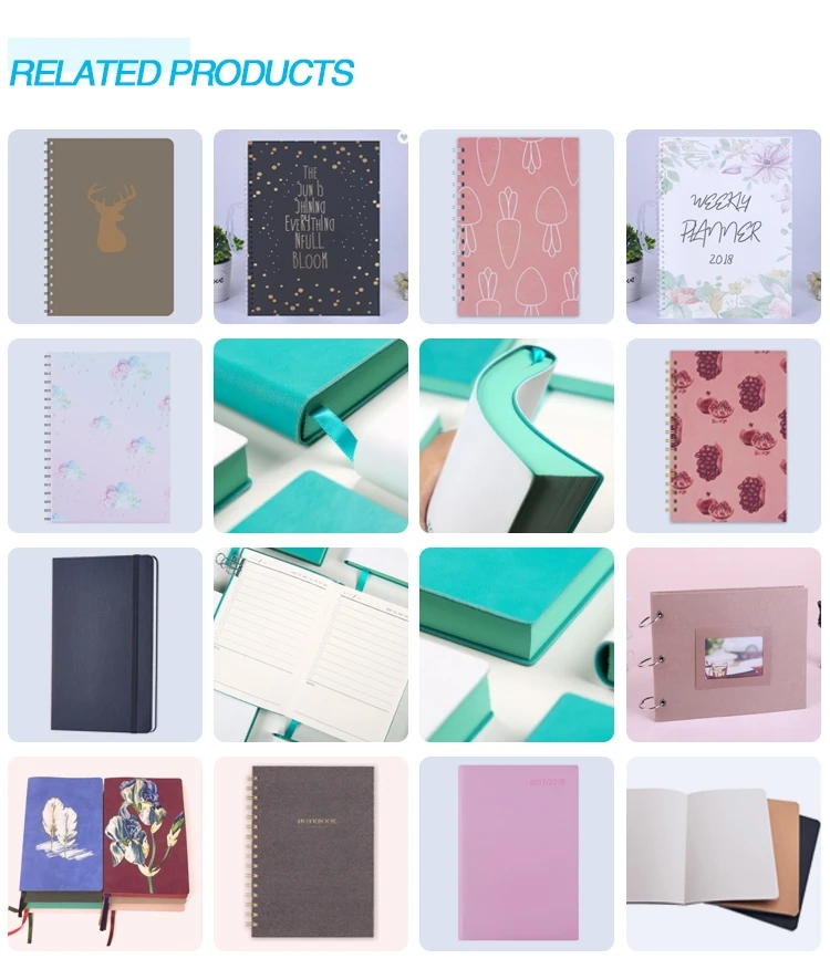 A5 Case Bound Round Corners Fabric Hard Cover Notebook With Thick Paper