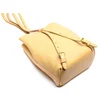 Vigorous color single double straps convertible leather leisure sling backpack
