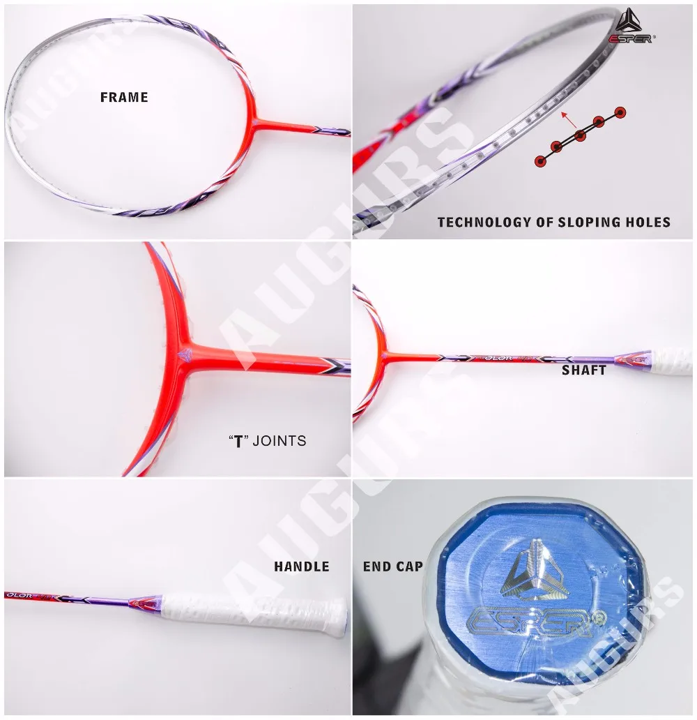 Goodcolor 40 (high Modulus Graphite Carbon Fiber Badminton Racket