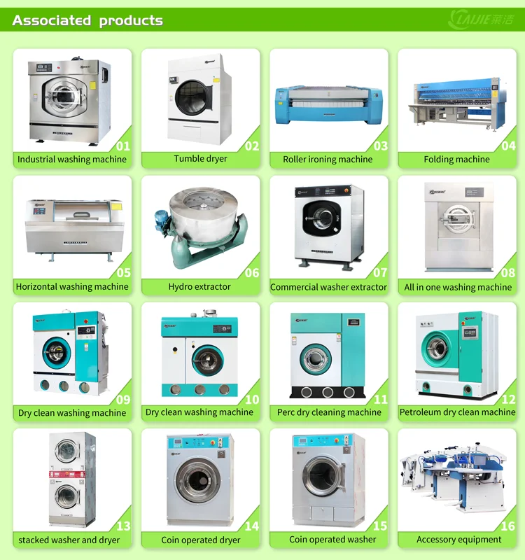 100kg Front Loading Commercial Washing Machine High Spin Laundry