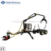 ATV 1.5 Tons Timber Trailer Crane Hydraulic Log Loader Grapple Firewood Trailer BM11017