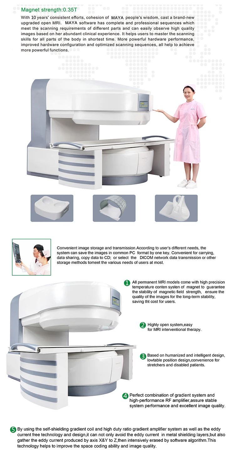 Reasonable Price Hospital 0.35t Resonance Imaging Equipment C