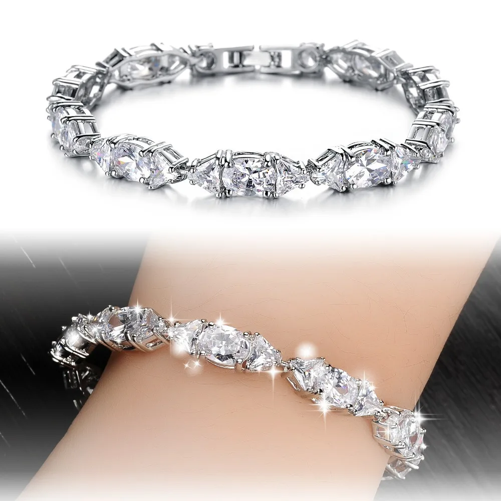 Grossiste bracelet femme or blanc-Acheter les meilleurs bracelet femme