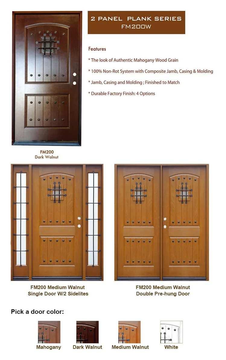 Modern High Quality & High Security Residential House Exterior Entry