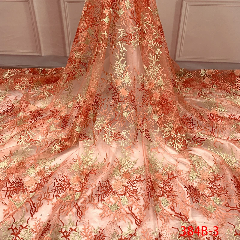 2019 indian embroidered evening glitter fabric for wedding dress