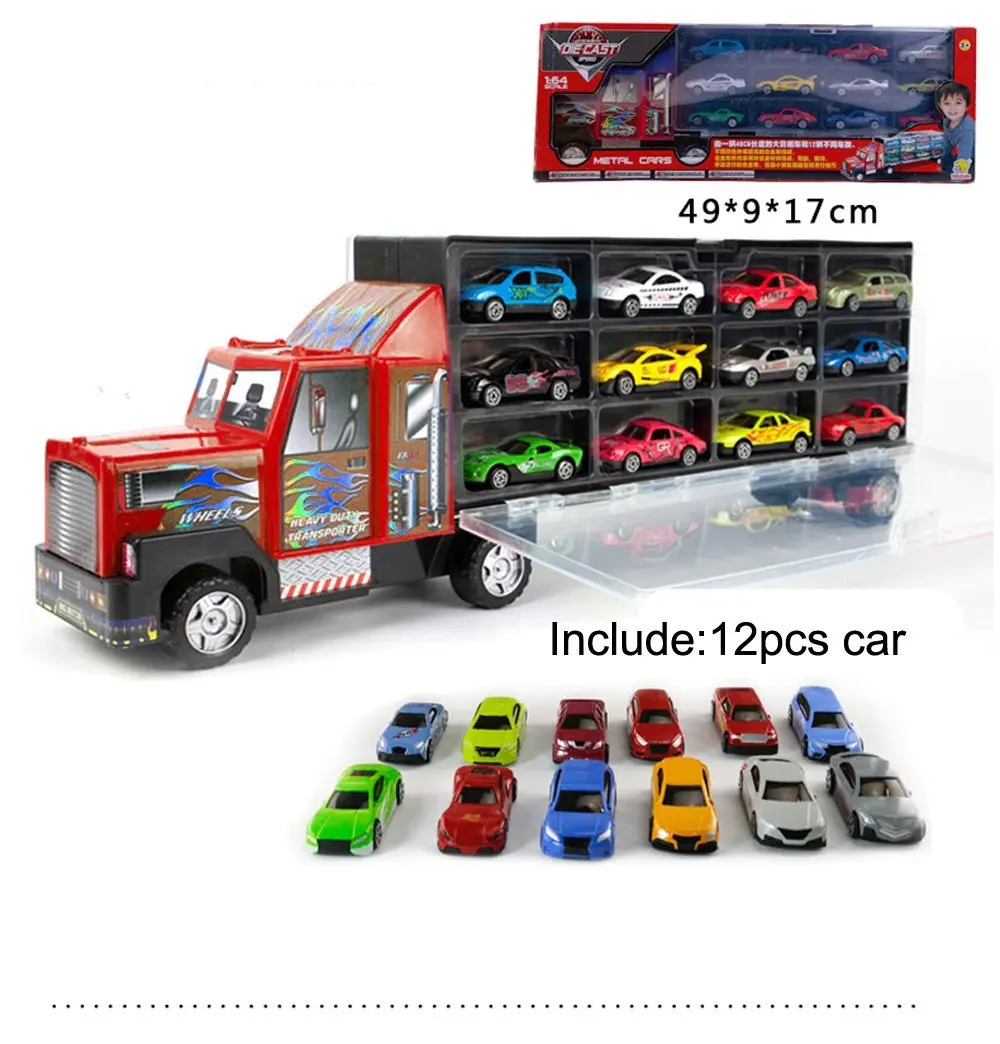 metal car carrier toy truck