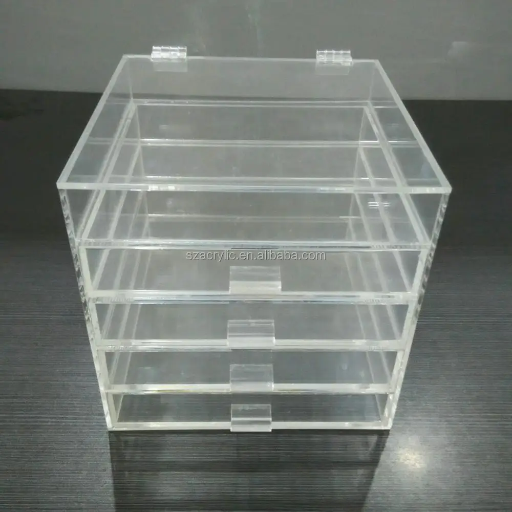 Clear Multi Drawers Acrylic Makeup Storage Box Buy Clear Acrylic