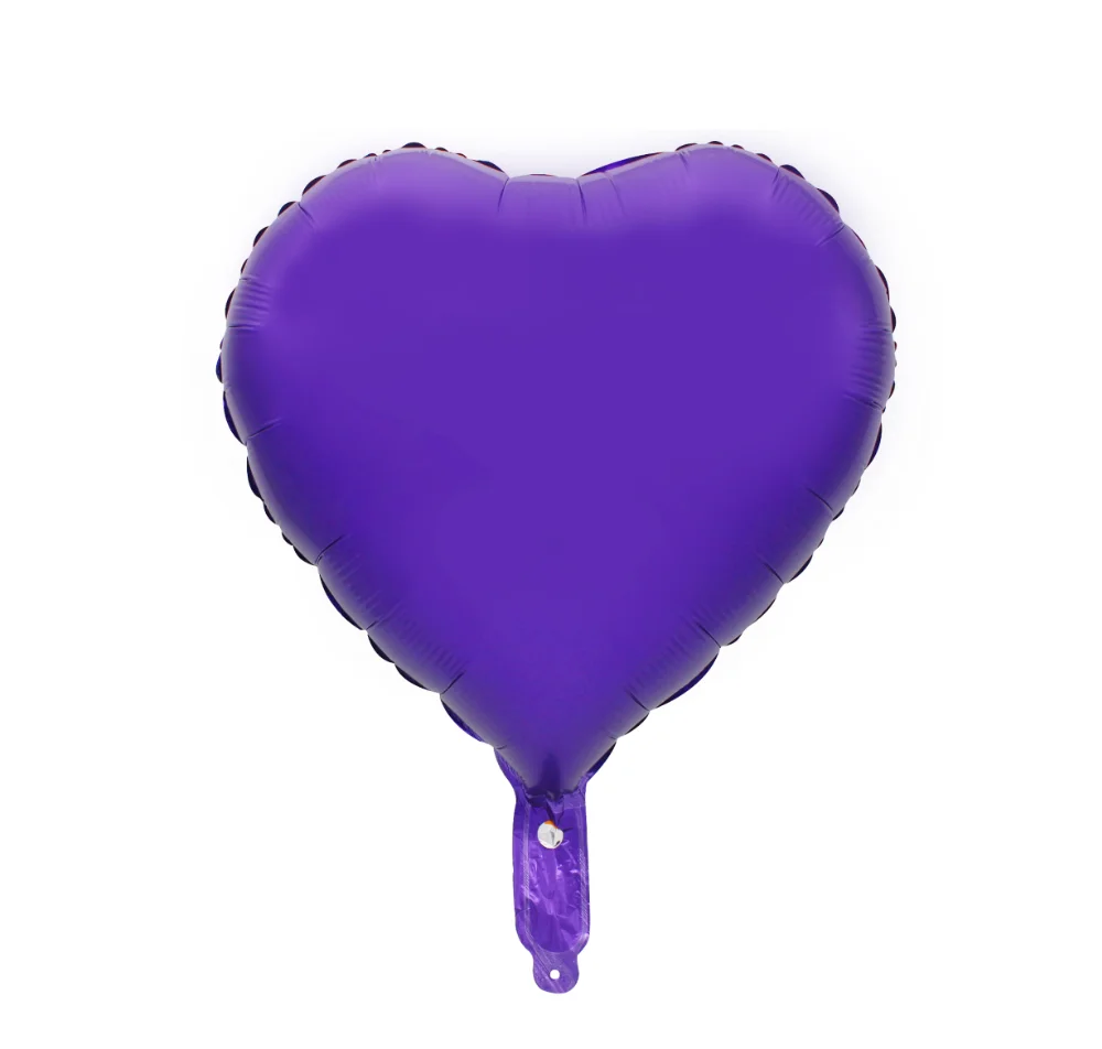 
TF metallic inflatable valentine balloon foil mylar love balloon heart shape matte color 18 inch red new balloon wedding 