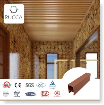 Waterproof Wood Plastic Composite Ceiling Different Types Of Ceiling Board For House Interior Decoration 40 55mm Buy Ceiling Ceiling Board Interior