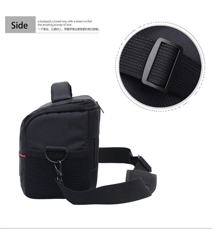 Accept custom Cheaper promotional nylon camera bag case 