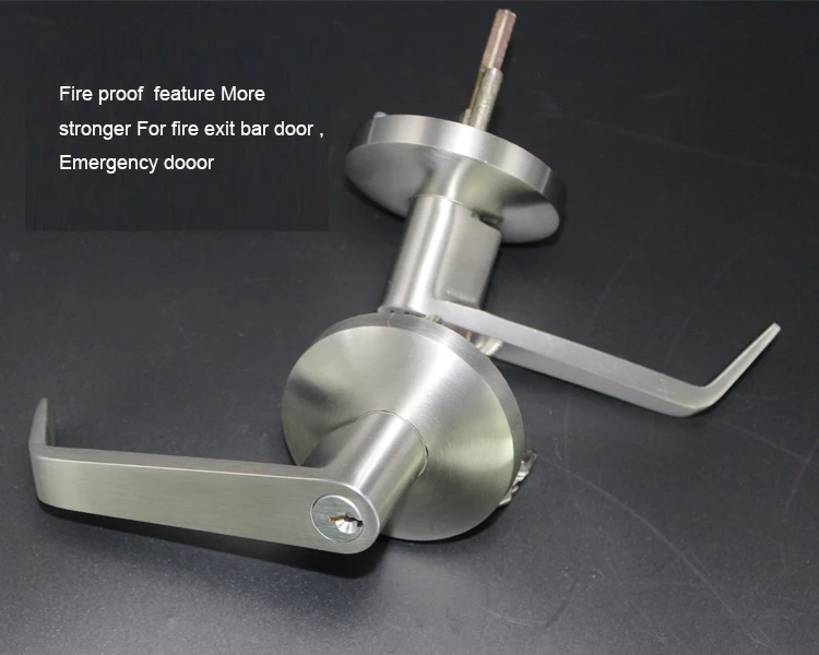 Double Pack Or Single Action Panic Bar Lever Handle Outside Trim For