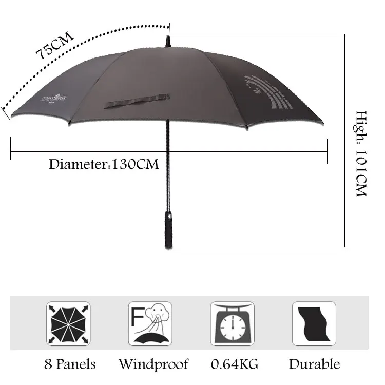 Custom Logo Promotional Double Layer Cheap Big Golf Umbrella For Gift