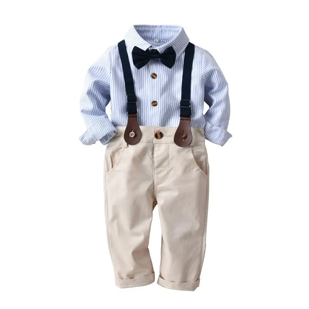 

children garment supplier wholesale hot sale 2 pcs boys clothes set with bandage boysetbd-ck, Blue