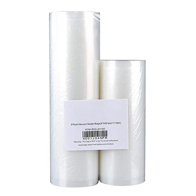 Embossed Roll Packing Package Compressed  Plastic Sous Vide Food Vacuum Sealer Seal Storage Bags