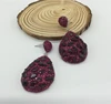 Factory wholesale beach ohrringe woman leather drop earring ear ring