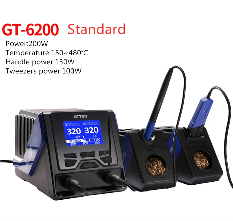 Atten Gt-6200 Soldering Hot Tweezers 