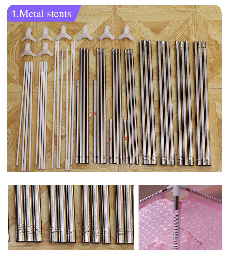 Long lasting durable lace design u shape home indoor family environmental friendly mosquito bed net