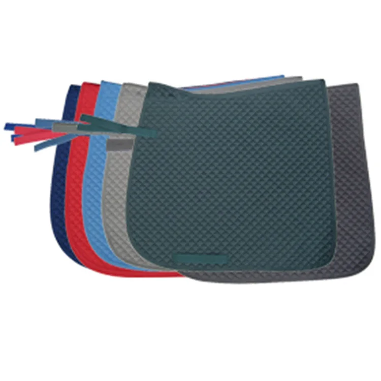 
Polycotton square quilted Dressage All Purpose Saddle Pad 