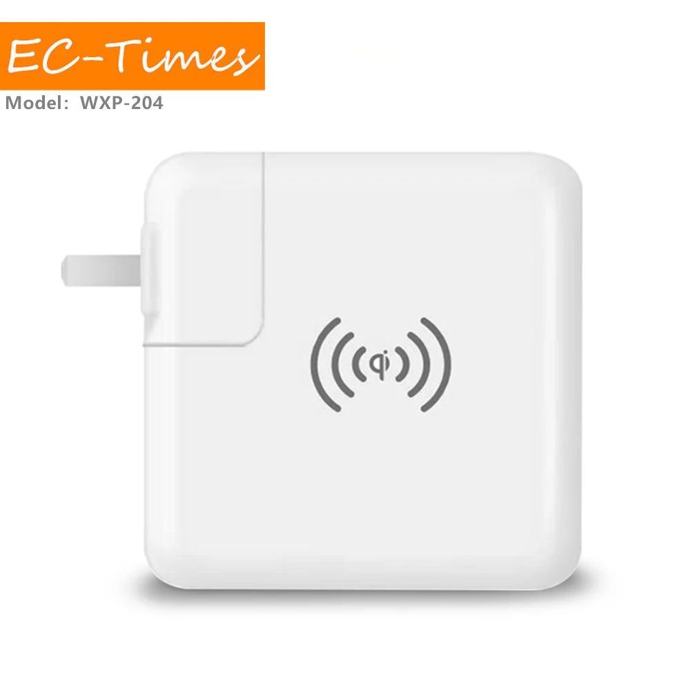 New Type Wireless Charger Module 3 In 1 Wireless Power Bank Travel Charger for iPhone