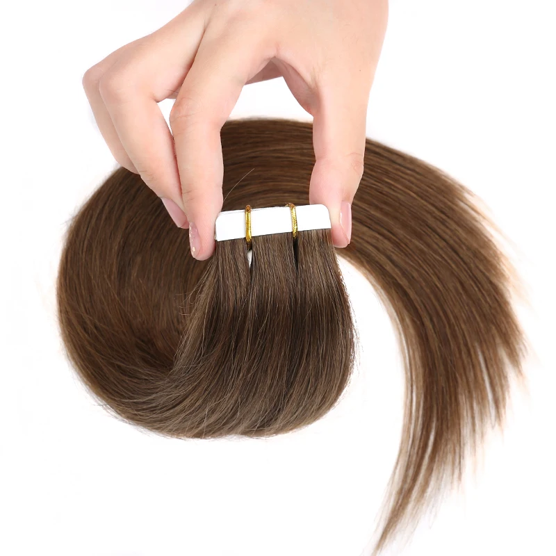 

Free No Shedding White Tape Double Drawn 2.5g Remy Tape Hair Extension