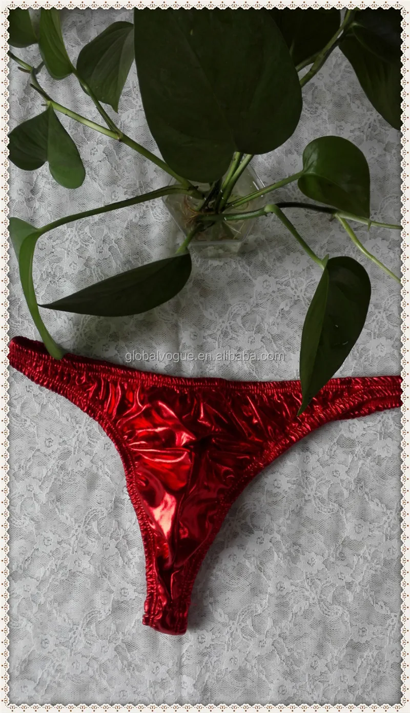 Midnight Fashion Fun Mens Patent Leather Hot Stamping Panties Buy
