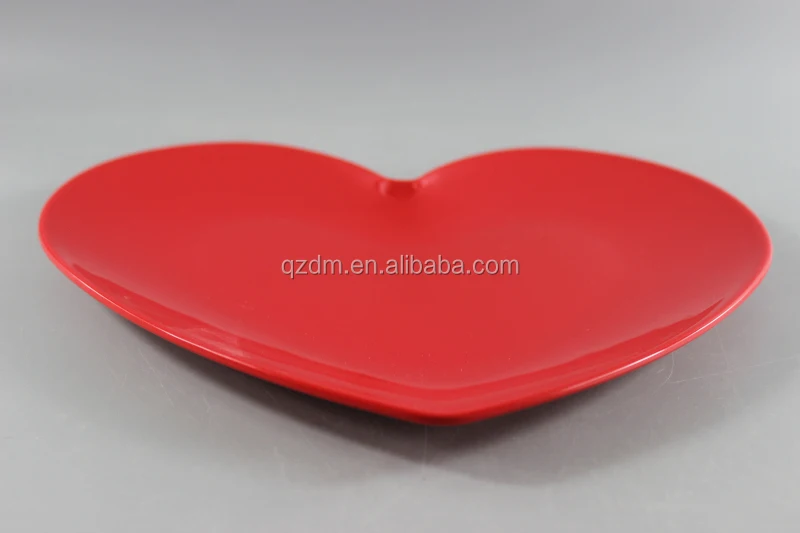 Loving heart Melamine dinner plate valentine's day
