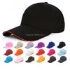 Custom logo China factory wholesale cheap Black sandwich custom cotton baseball hats and caps distribution running caps simple