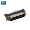 2.77mm D-SUB connector right angle type DR type male usb to d-sub adapter 26 pin d-sub cable HY1050-02 d-sub to bnc cable
