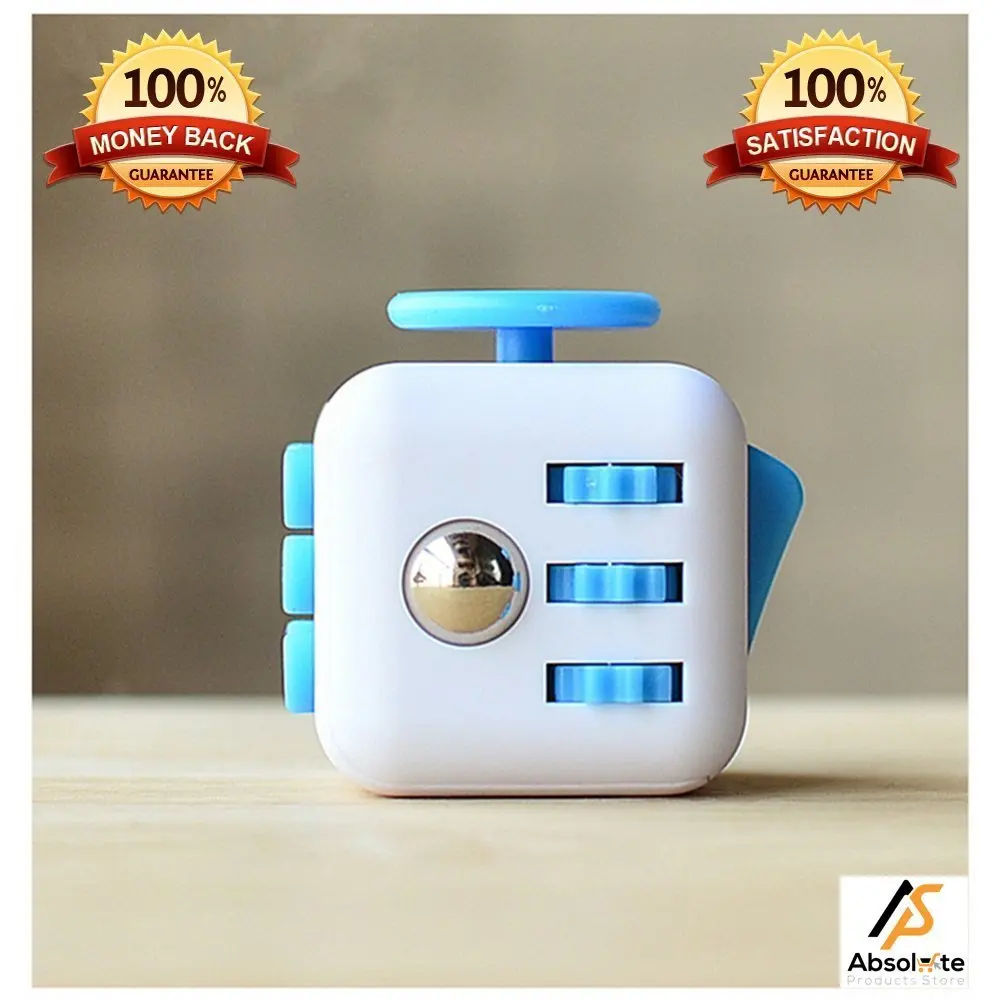 Generic Official Fidget Cube | Anti-anxiety Cube | Anti-Depression Toys | Helps To Relieves Stress, Anxiety and Boredom | Stress Cube for Fidgeters | Anti-Depression Toys