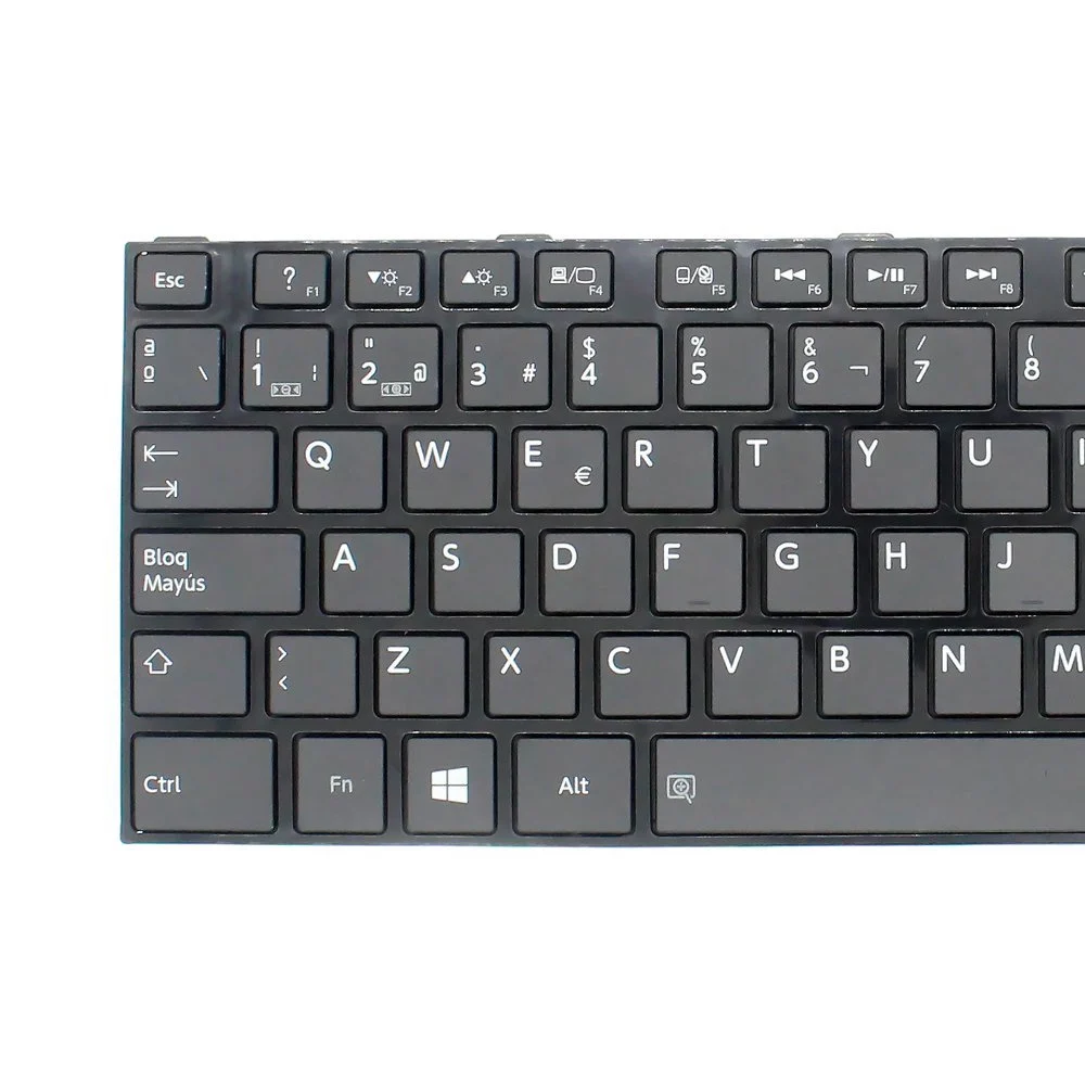 通用新黑色 sp 西班牙语布局更换键盘 tecado 东芝卫星 m800 l800