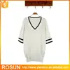 Unisex Stripped V Neck School Uniform Sweater
