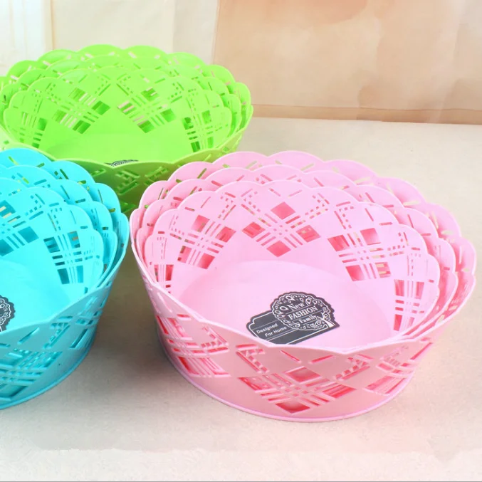 

PP plastic pp fruit vegetable basket fashion plastic basket, Customized