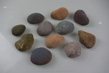 Ceramic Pebble Stone Rock For Gas Fireplace In Refractory Fiber