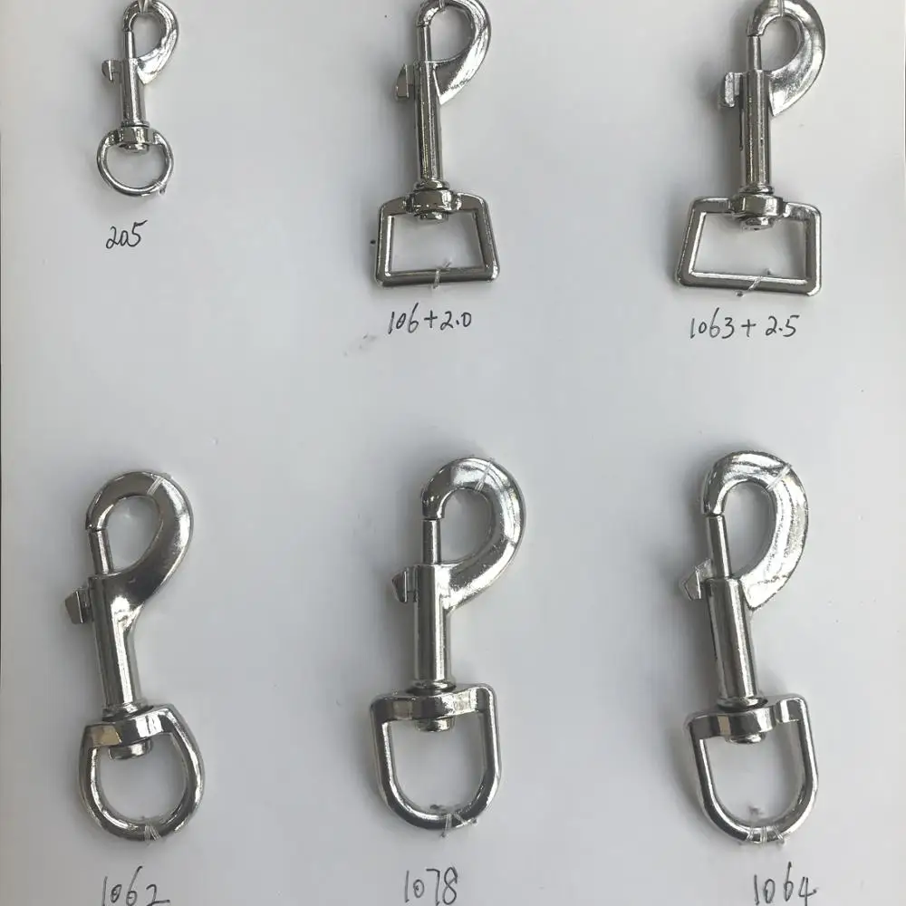 

dog chain hook;dog collar hook;dog leash metal hook, Silver