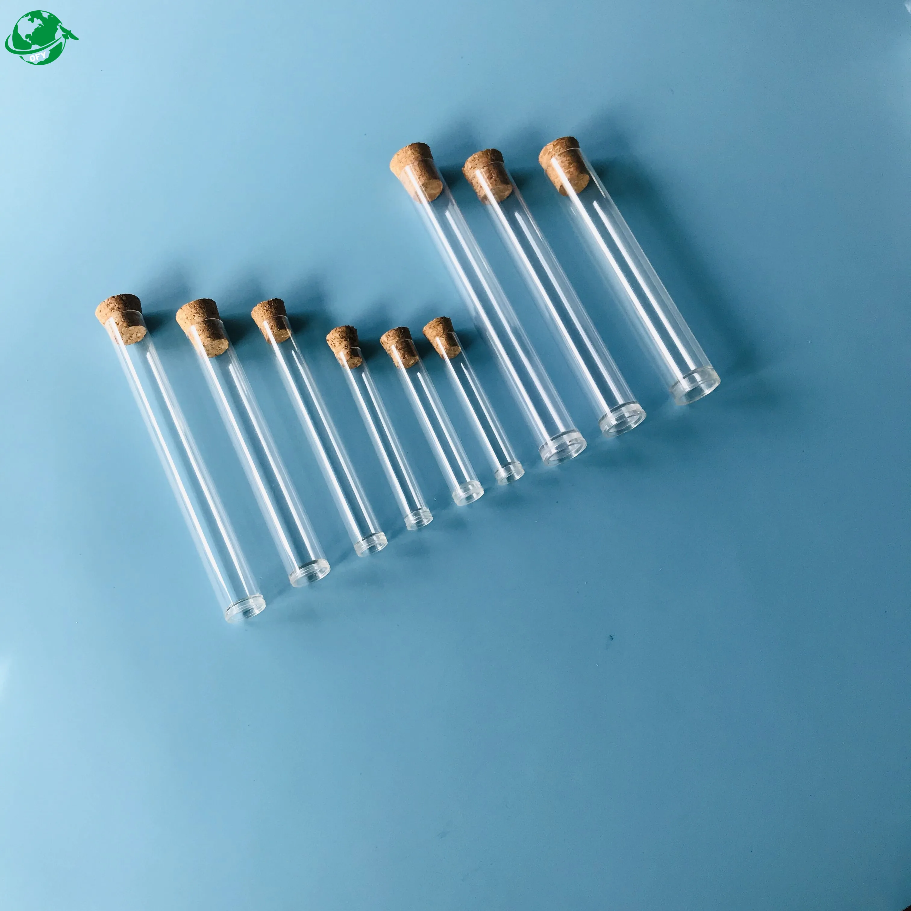 pc 材料试管塑料预卷接头管 19 x 150毫米