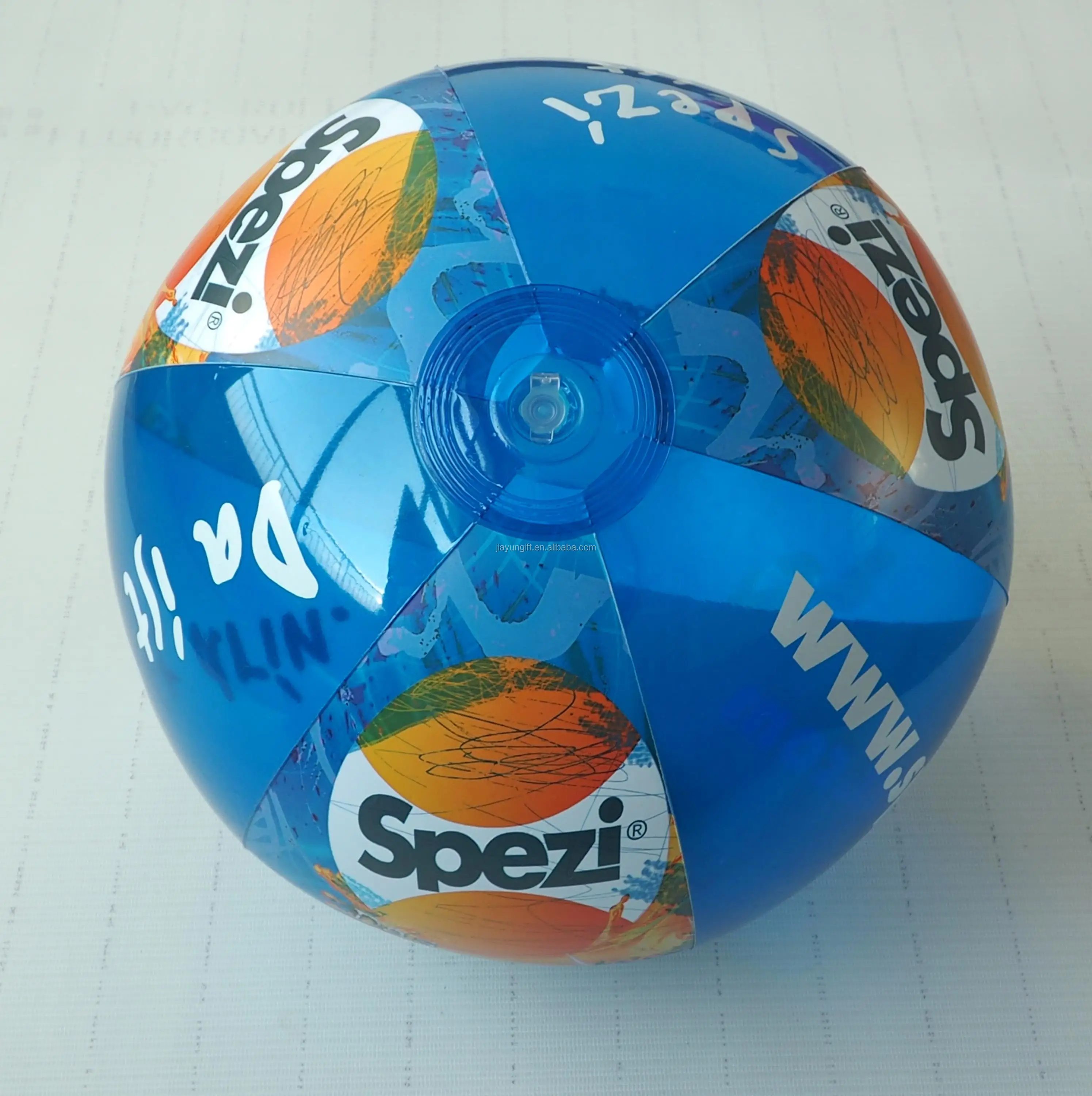 
inflatable ball by CMYK offset printing 