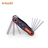 8 PCS Multi foldable hex allen key wrench set