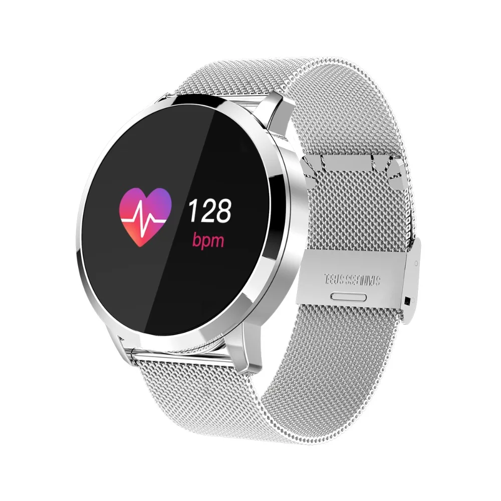 Q8 smart watch OLED Color Screen Heart Rate Monitor smart bracelet Blood Pressure Oxygen IP67 men Fashion Fitness Tracker