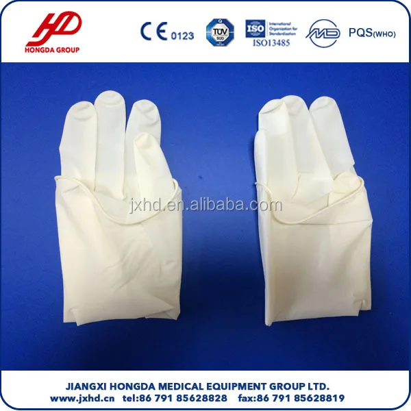 Disposable Sterile Powdered And Powder-free Latex Surgical Gloves Size 6.5 7 7.5 8 8.5